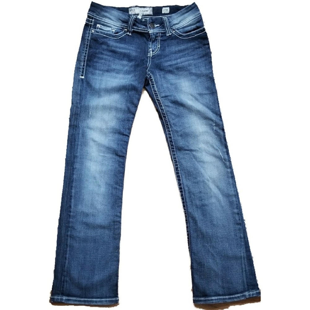 BUCKLE BKE SABRINA BOOTCUT DARK WASH JEANS